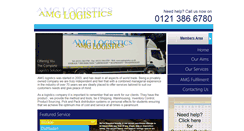 Desktop Screenshot of amglogistics.co.uk